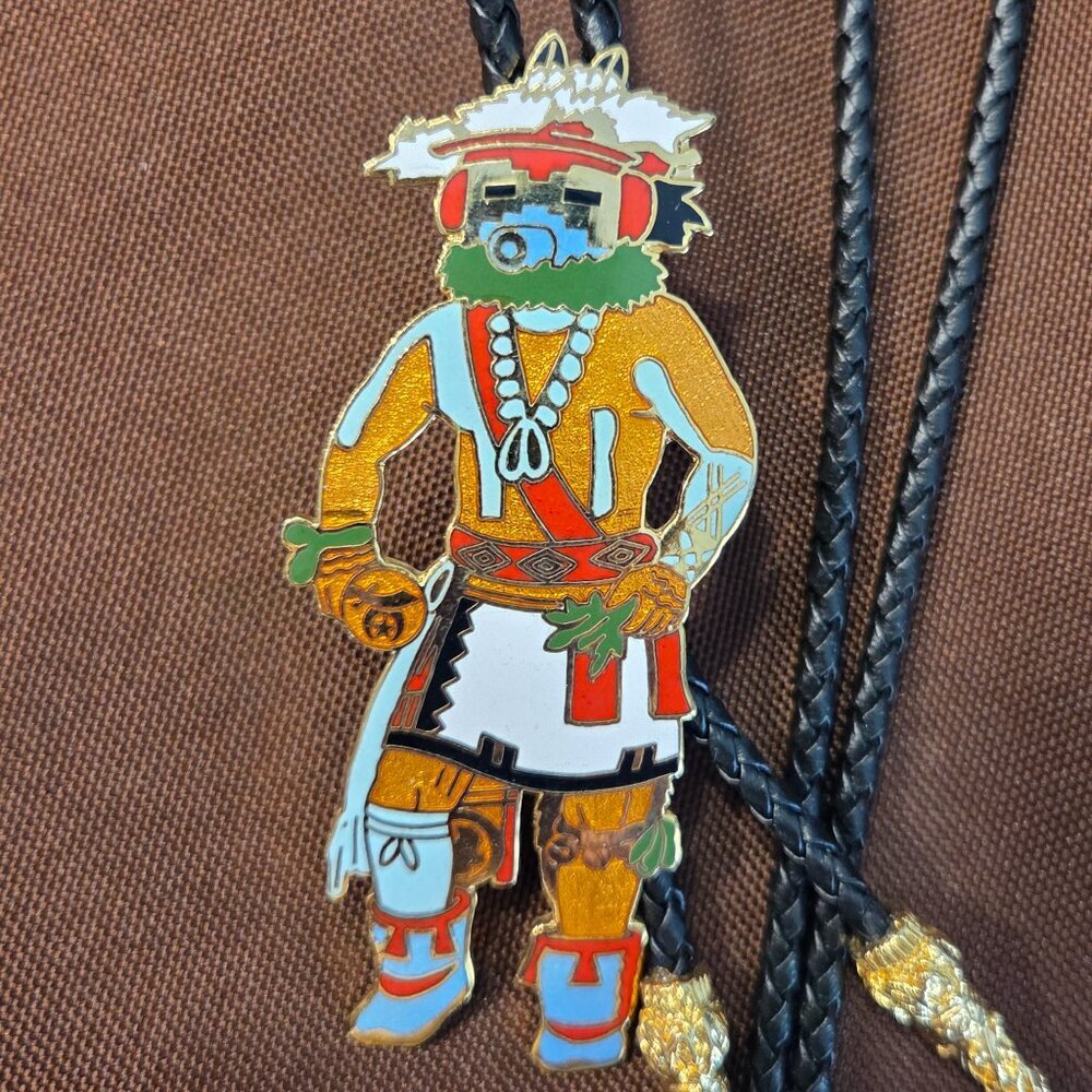 El Zaribah Kachina Bolo Tie 1993